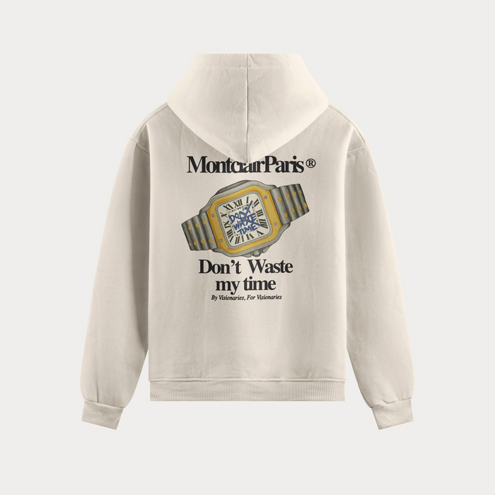 BLUSA MOLETOM ''MY TIME'' OFF WHITE