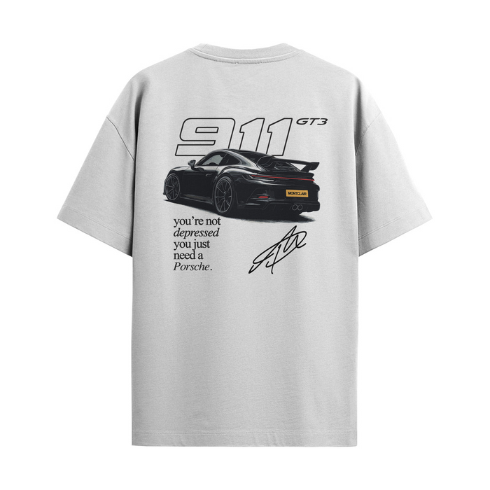 CAMISETA "NEED PORSCHE" BRANCA