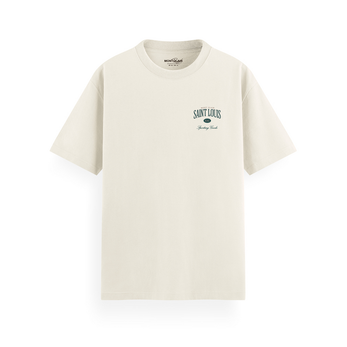 REGULAR ESSENTIAL "SAINT LOUIS" OFF WHITE — verso