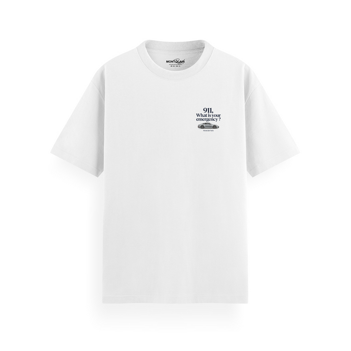 REGULAR ESSENTIAL "911" BRANCO — verso