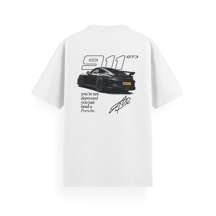 REGULAR ESSENTIAL "NEED PORSCHE" BRANCA
