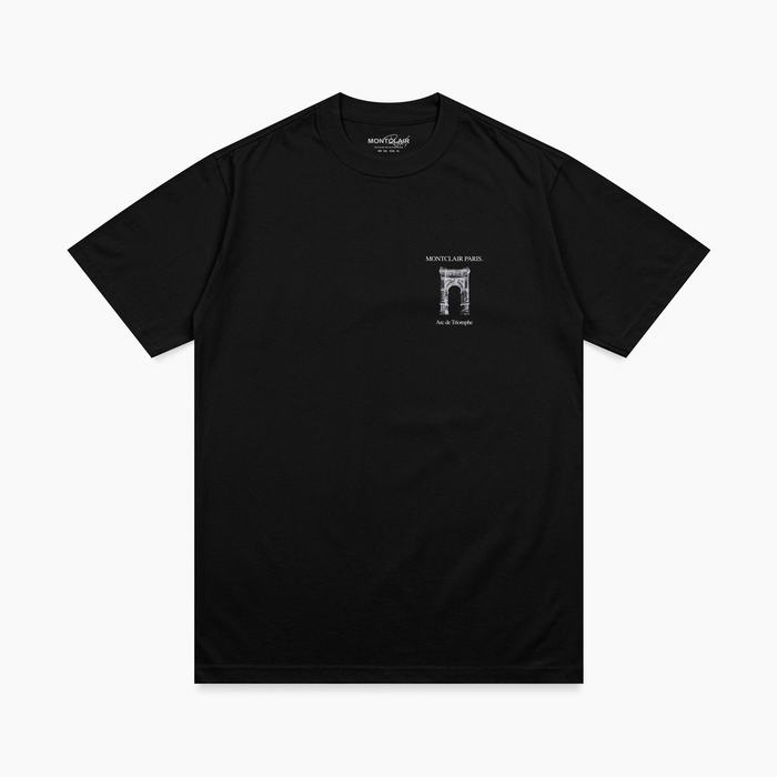 OVERSIZED ''TRIOMPHE'' PRETA — verso