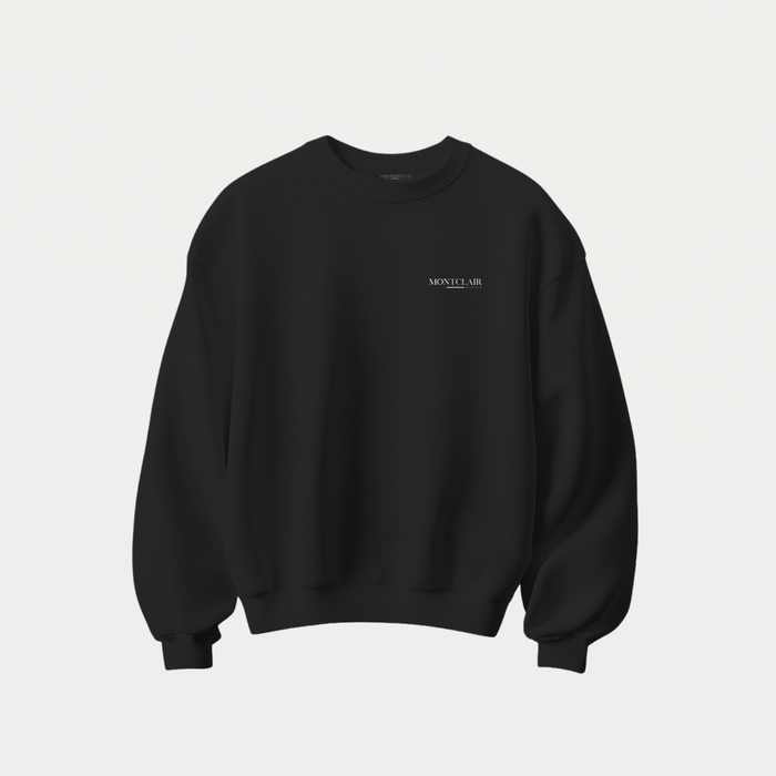 BLUSA MOLETOM CARECA ''FRANCE'' PRETA — verso