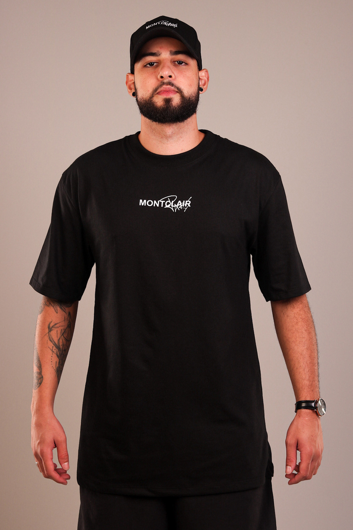 OVERSIZED ''PARIS'' PRETA — verso