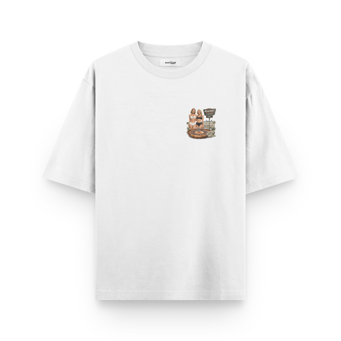 OVERSIZED ''CASINO'' WHITE — verso