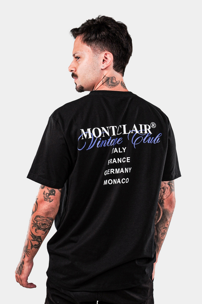 CAMISETA "VINTAGE" PRETO