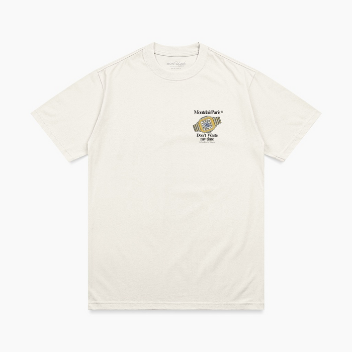 OVERSIZED ''MY TIME'' OFF WHITE — verso