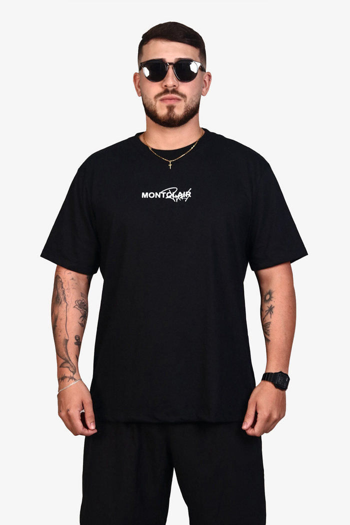 CAMISETA "PARIS" PRETO BRANCO — verso