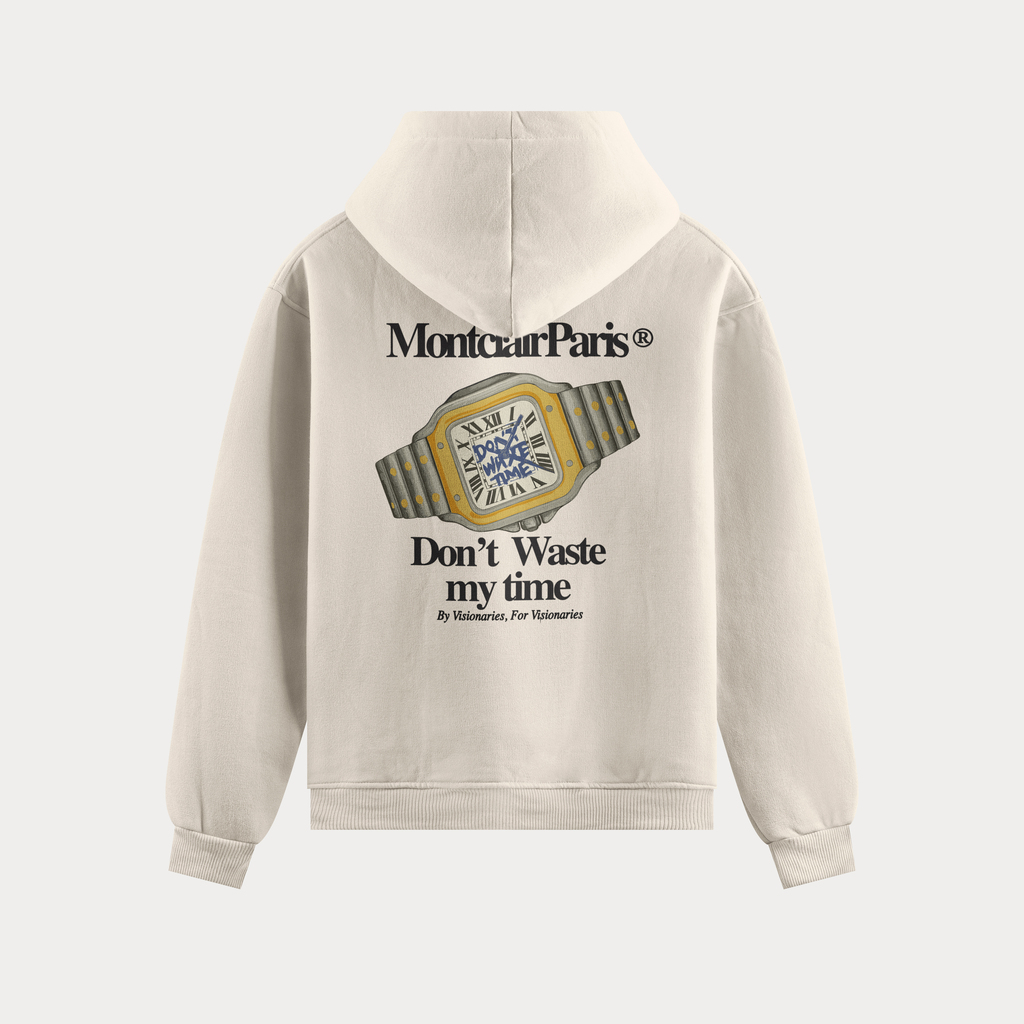 BLUSA MOLETOM ''MY TIME'' OFF WHITE — foto 1