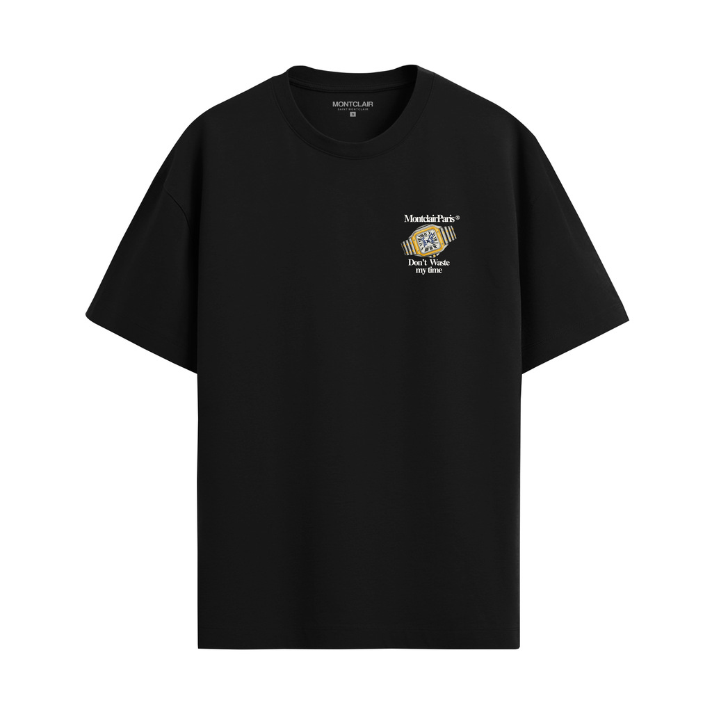 CAMISETA "MY TIME" PRETA — foto 7
