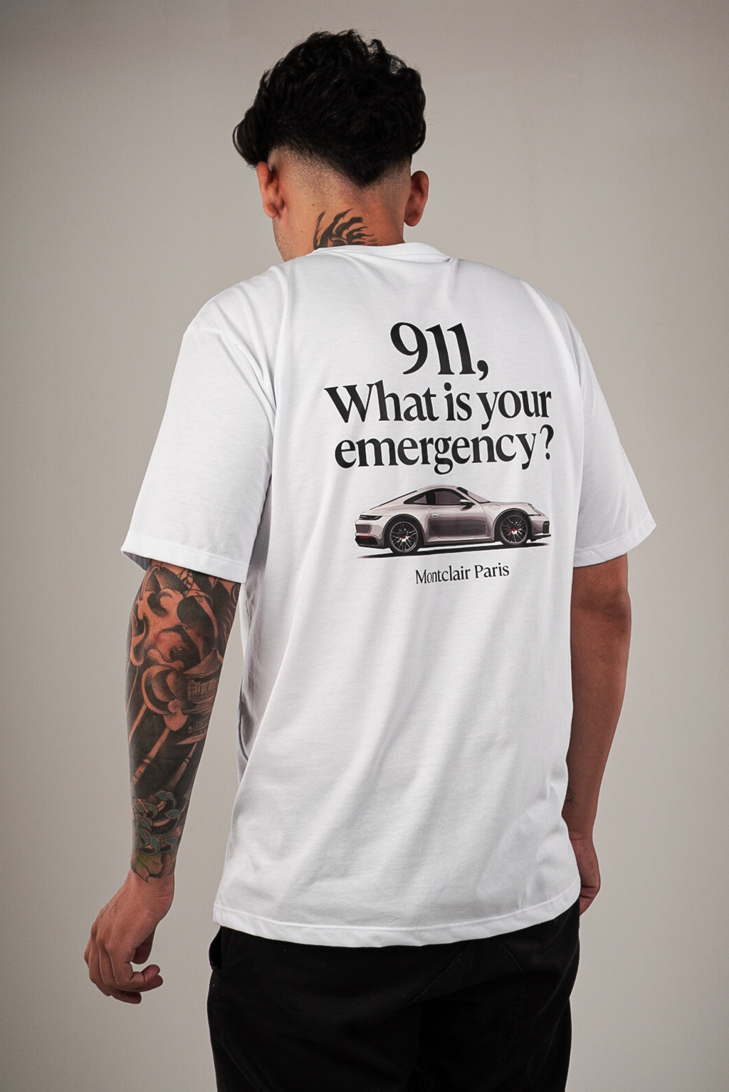CAMISETA "911" BRANCA — foto 5