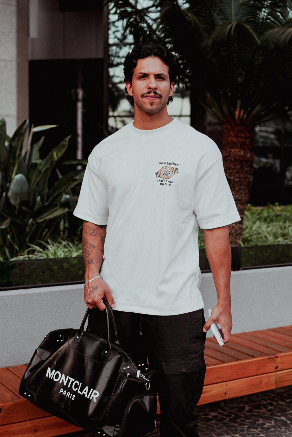OVERSIZED ''MY TIME'' OFF WHITE — foto 6