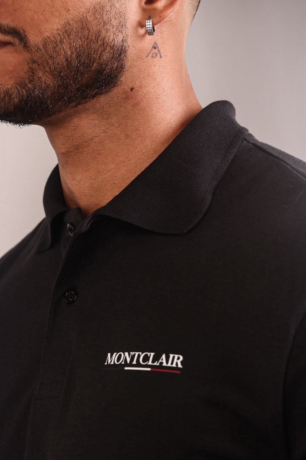GOLA POLO REGULAR ''FRANCE'' BLACK — foto 5