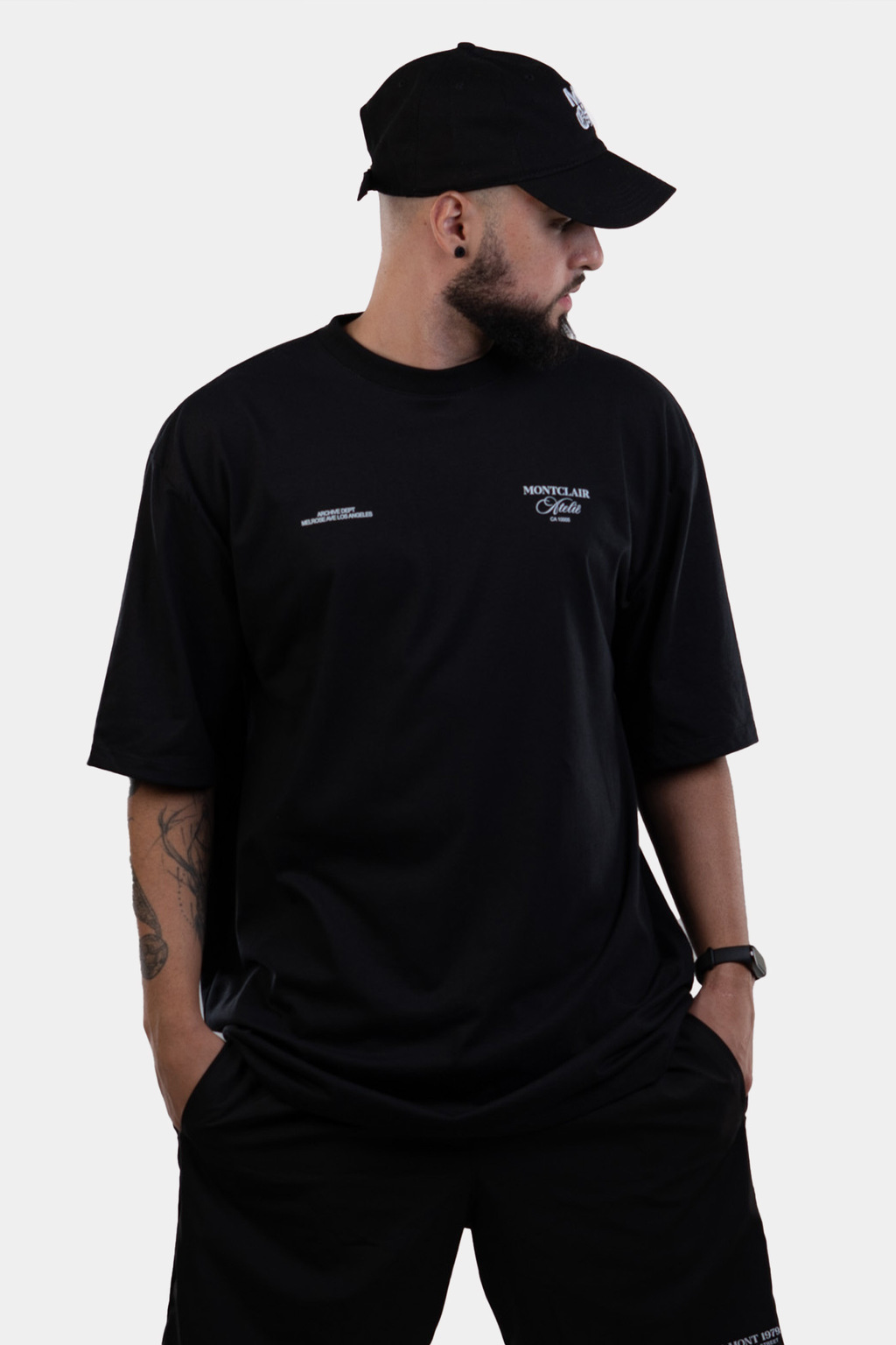 OVERSIZED ''CLUB'' PRETA — foto 2