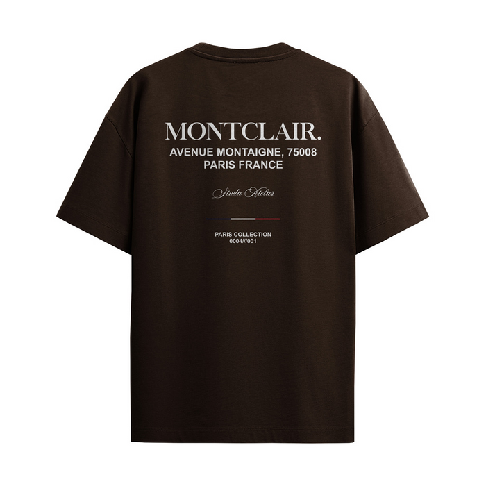 CAMISETA "FRANCE" MARROM
