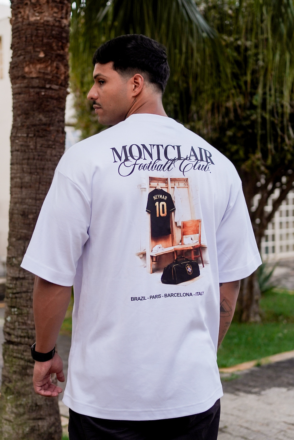 OVERSIZED ''NJR" BRANCA — foto 3