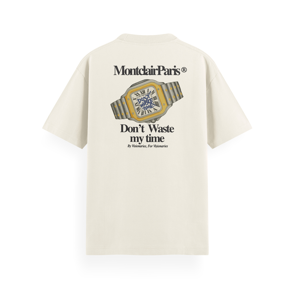 REGULAR ESSENTIAL "MY TIME" OFF WHITE — foto 1