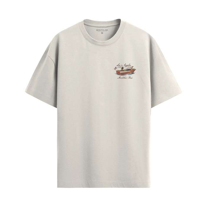 CAMISETA "AMERICAN SCRIBE" OFF WHITE