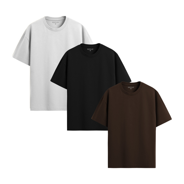 COMBO 3 CAMISETAS LISAS