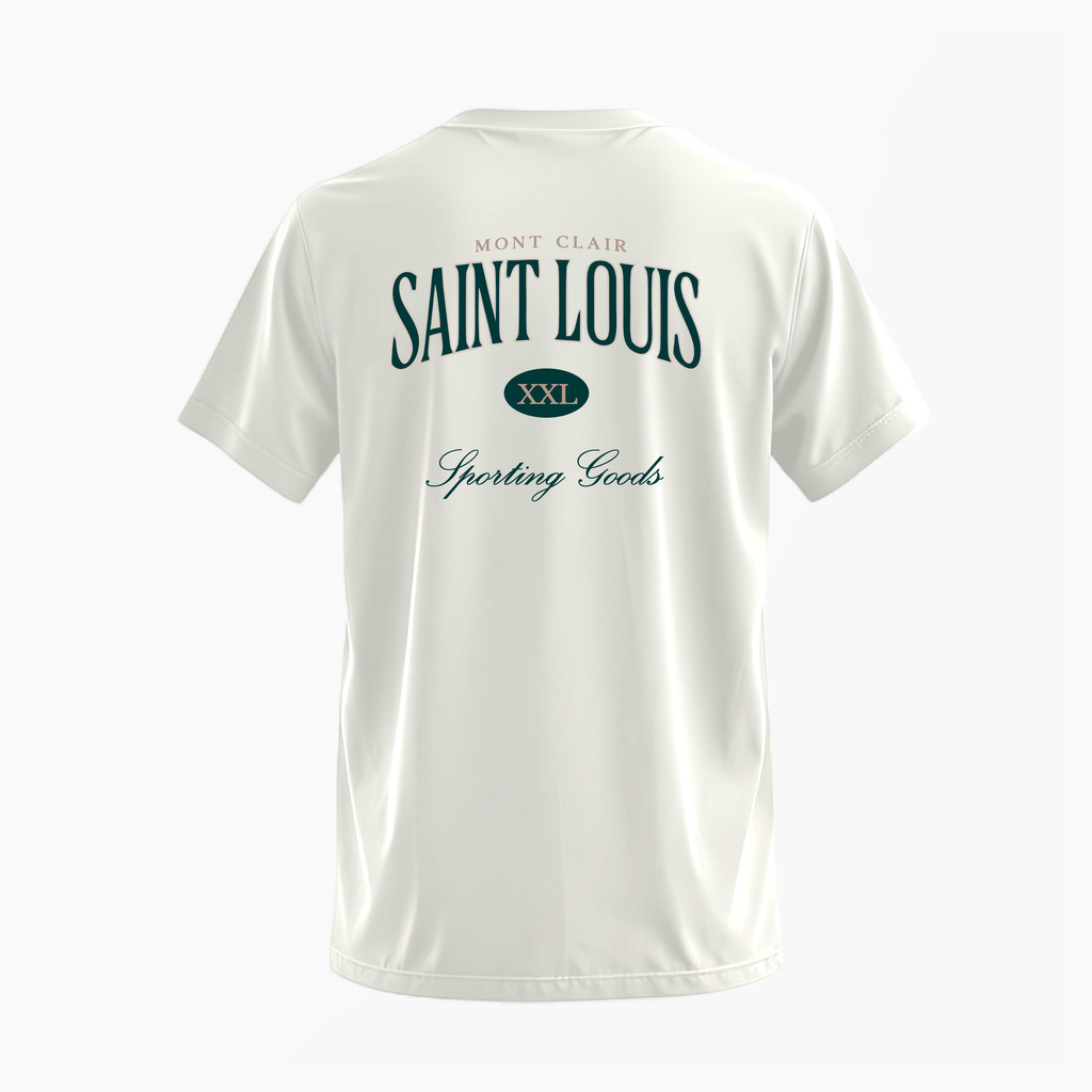 CAMISETA ''SAINT LOUIS'' OFF WHITE — foto 5