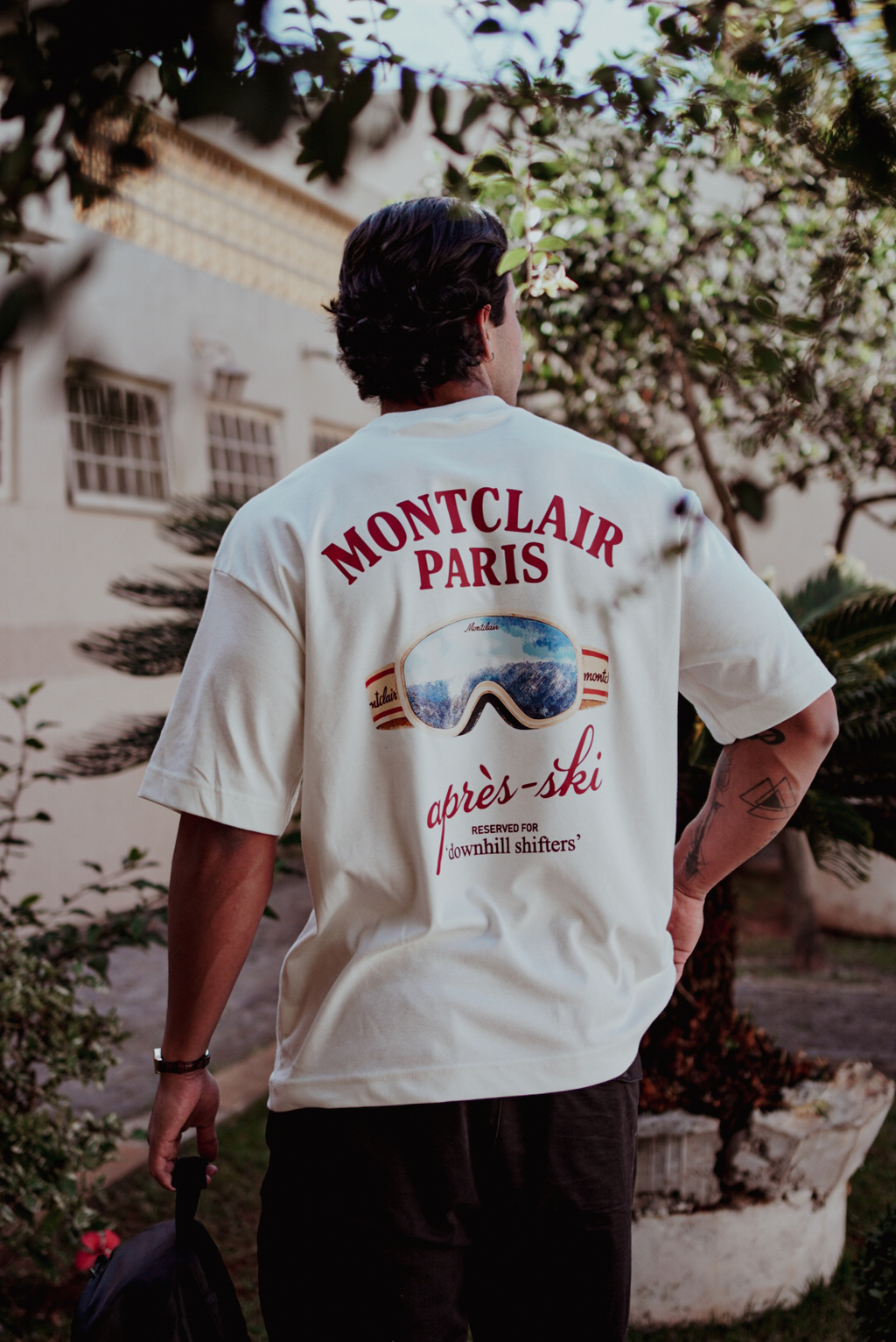 OVERSIZED ''SKI'' OFF WHITE — foto 3
