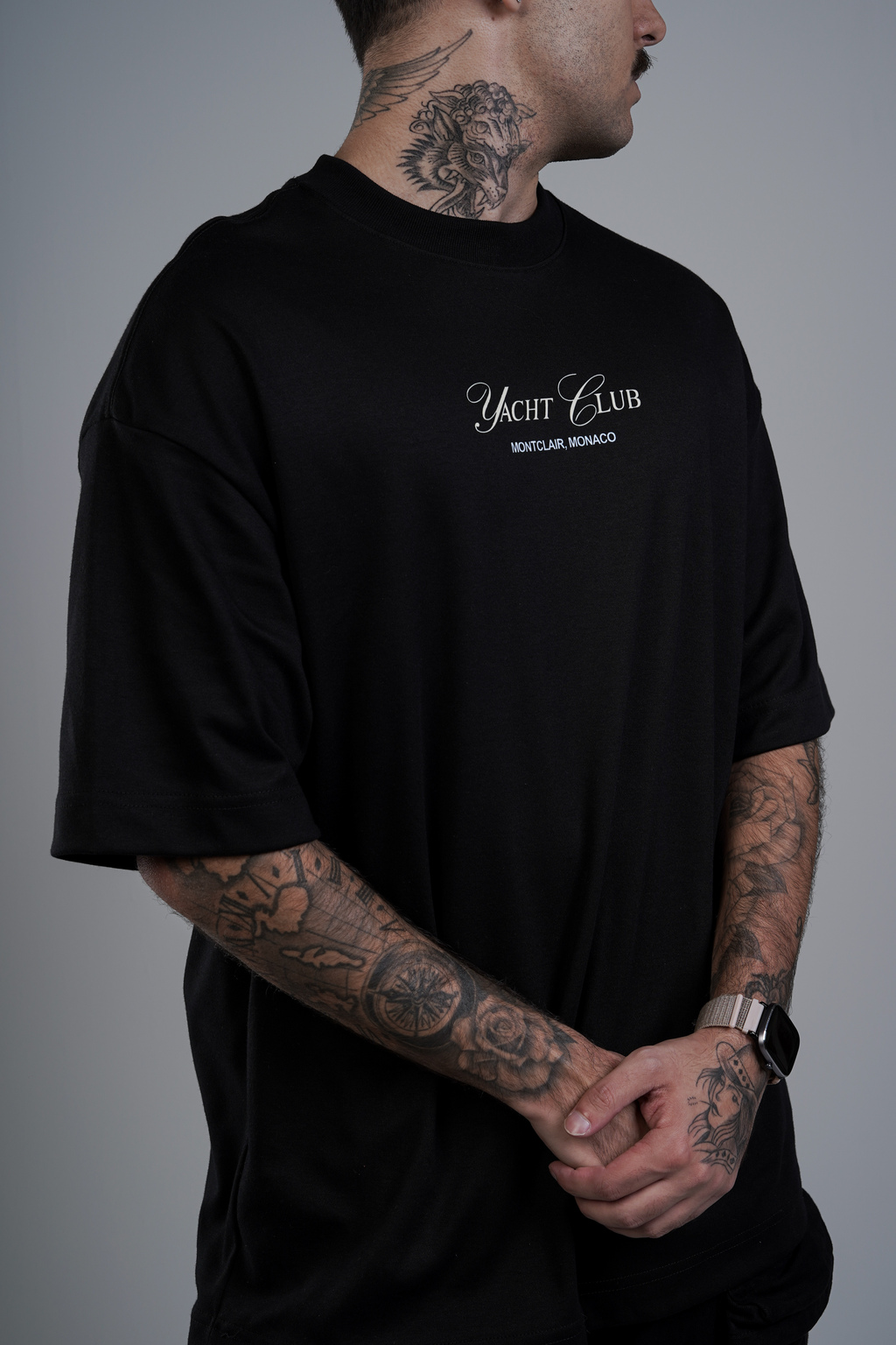 OVERSIZED ''YACTH BASIC'' PRETO — foto 4