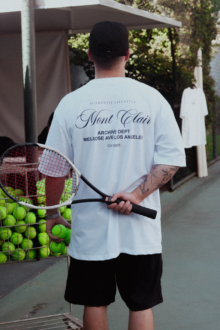 OVERSIZED ''CLUB'' BRANCA — verso
