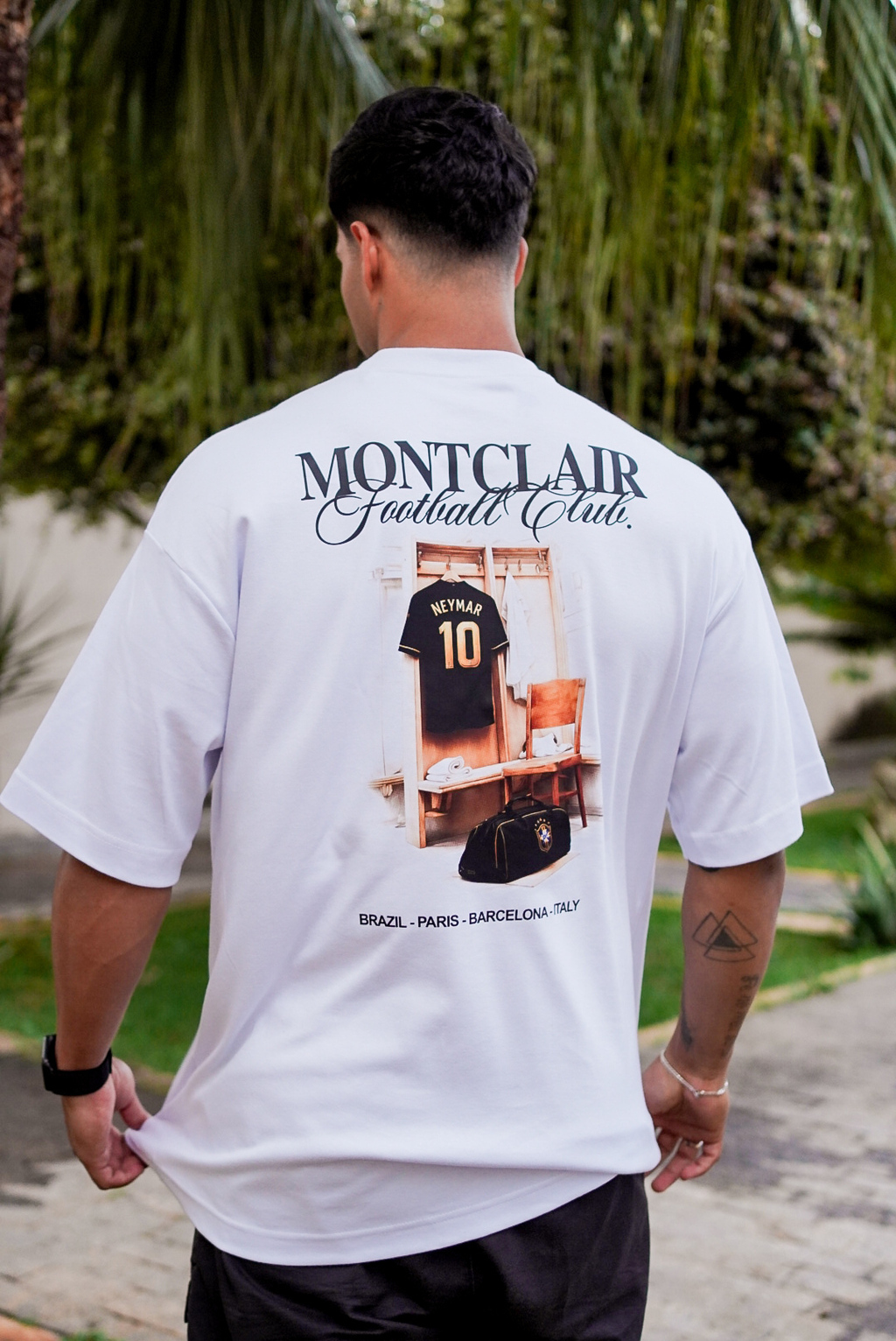OVERSIZED ''NJR" BRANCA — foto 4