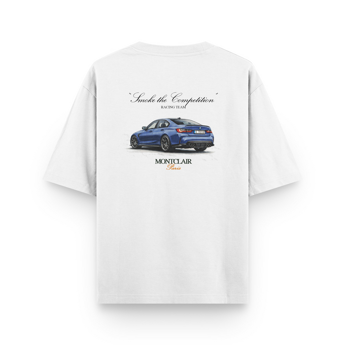 OVERSIZED ''COMPETITION'' WHITE