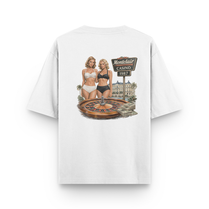 OVERSIZED ''CASINO'' WHITE