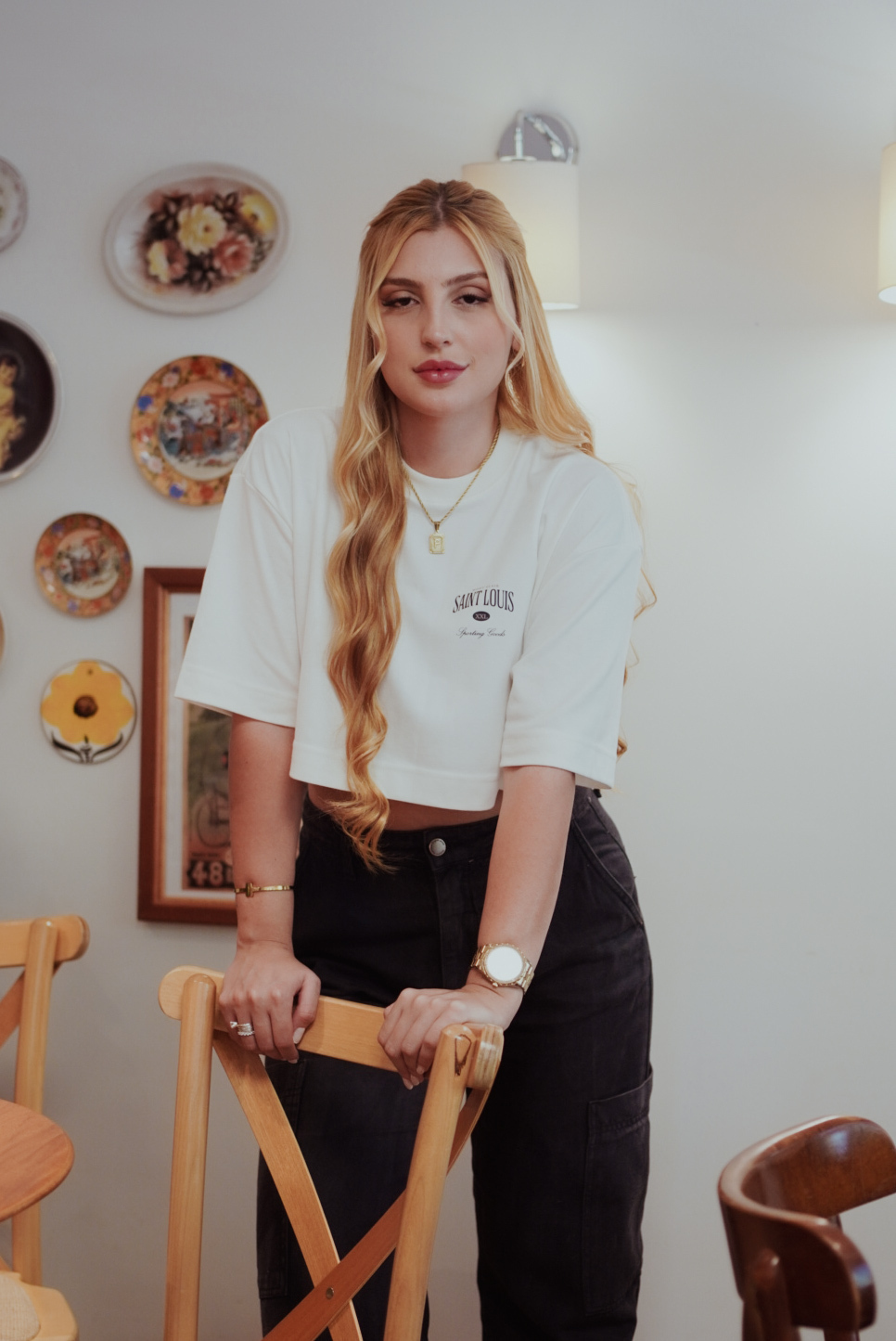 CROPPED SAINT LOUIS OVERSIZED OFF WHITE — foto 5