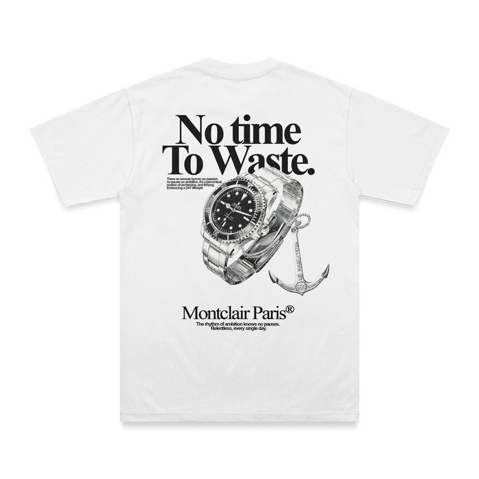 OVERSIZED ''TIME'' WHITE