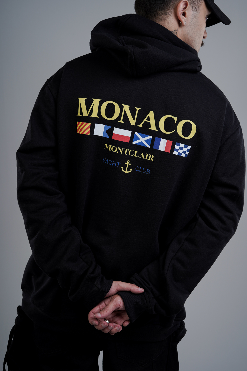 BLUSA MOLETOM ''MONACO'' BLACK — foto 4