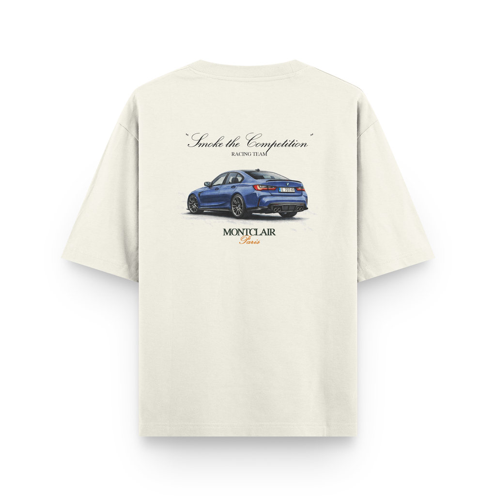 OVERSIZED ''COMPETITION'' OFF WHITE — foto 1