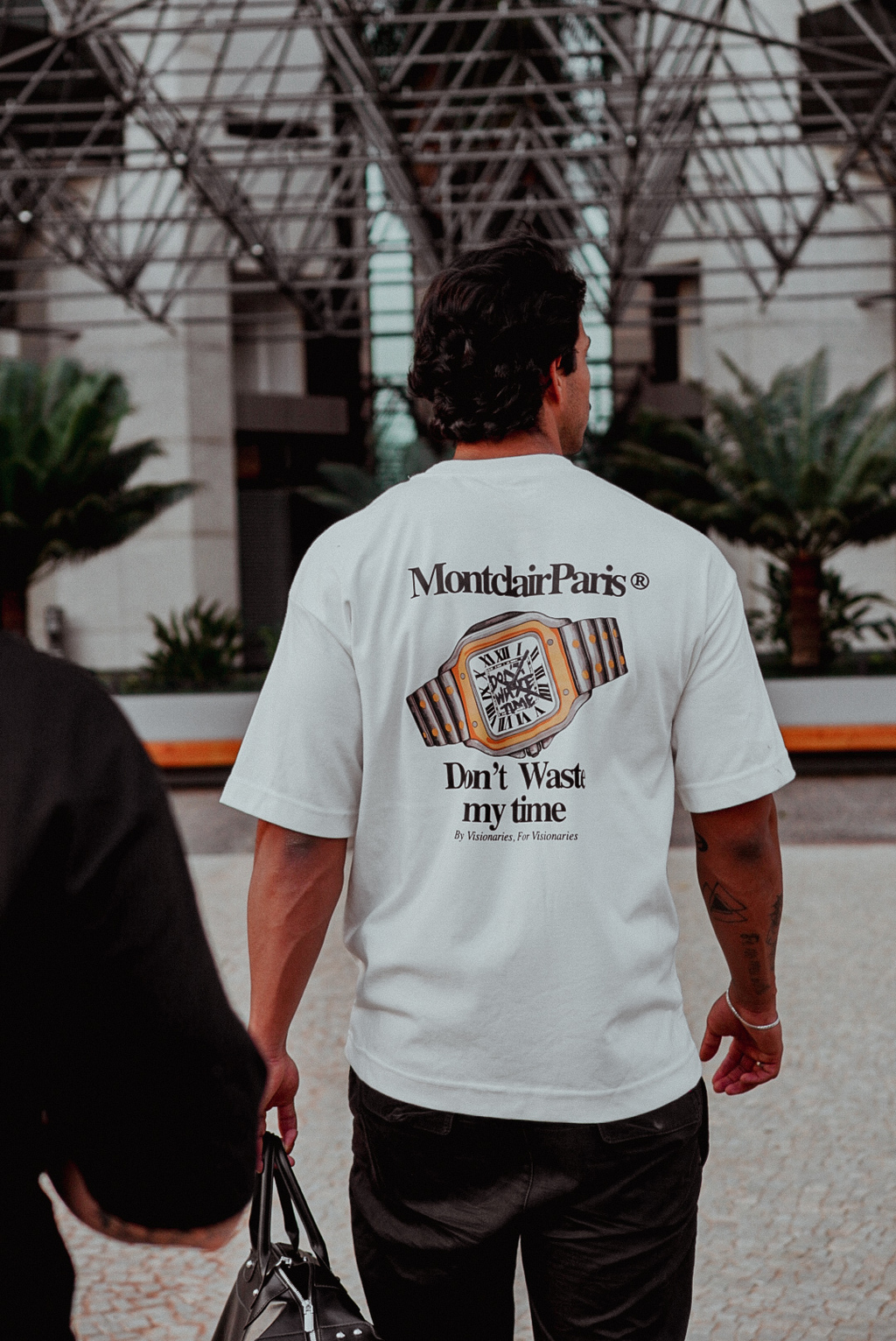 OVERSIZED ''MY TIME'' OFF WHITE — foto 3