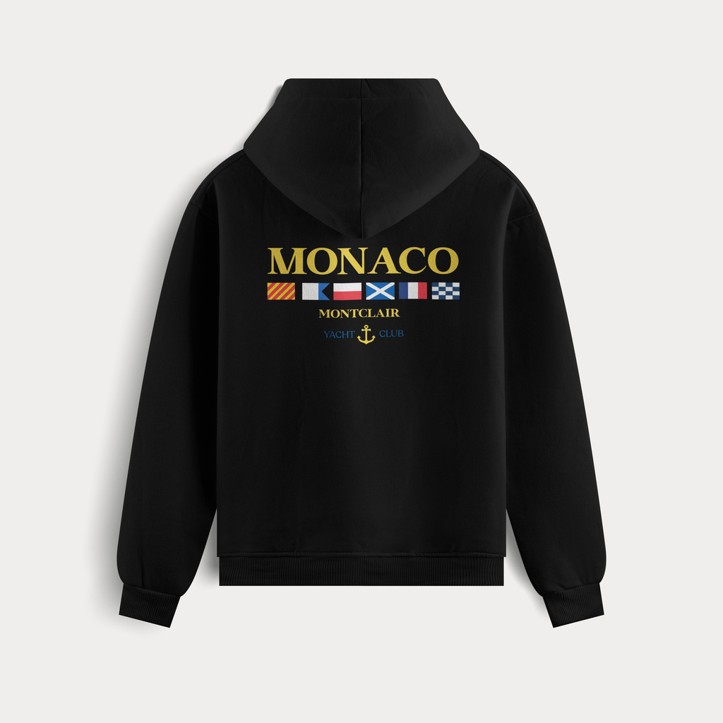 BLUSA MOLETOM ''MONACO'' BLACK — foto 1