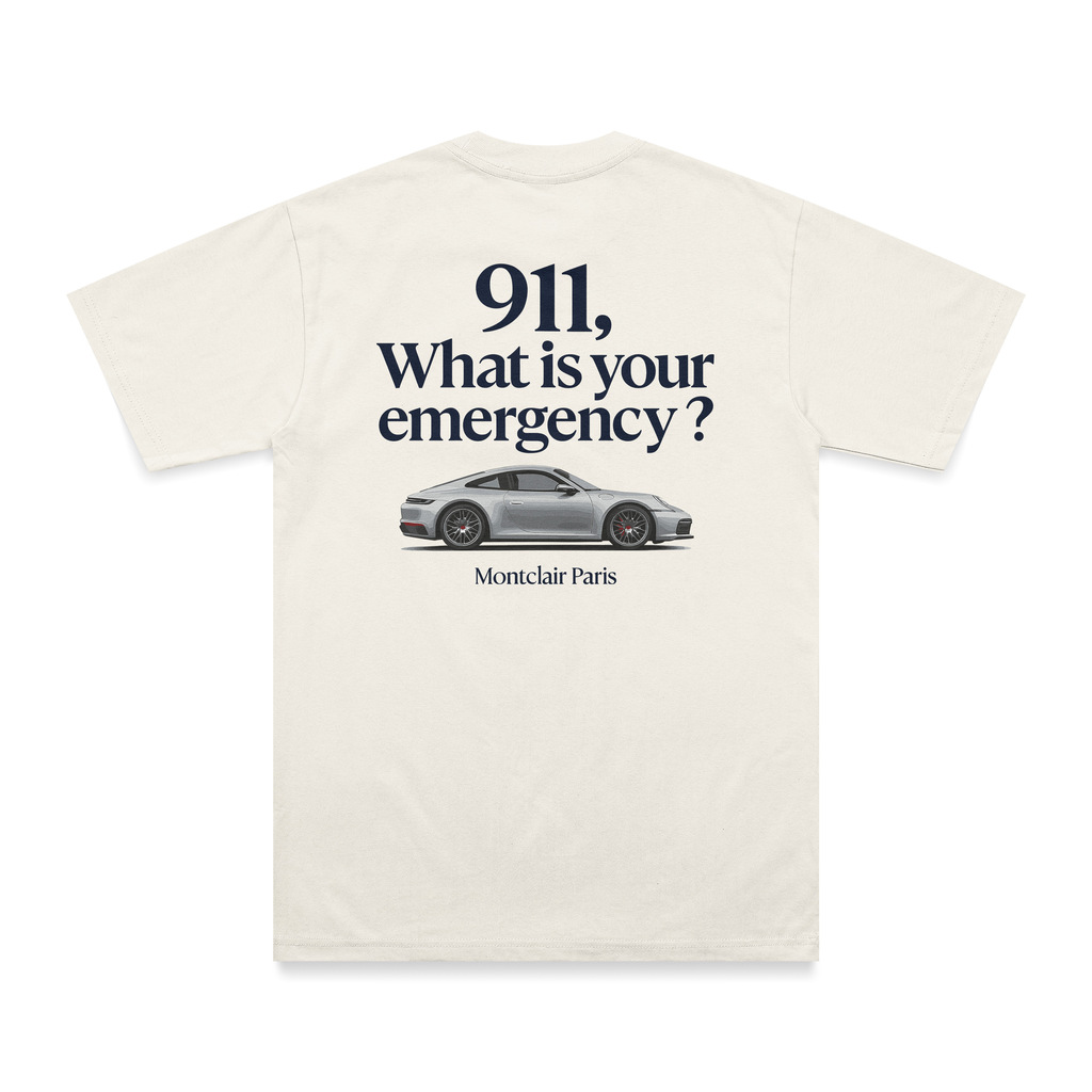 OVERSIZED ''911'' OFF WHITE — foto 1