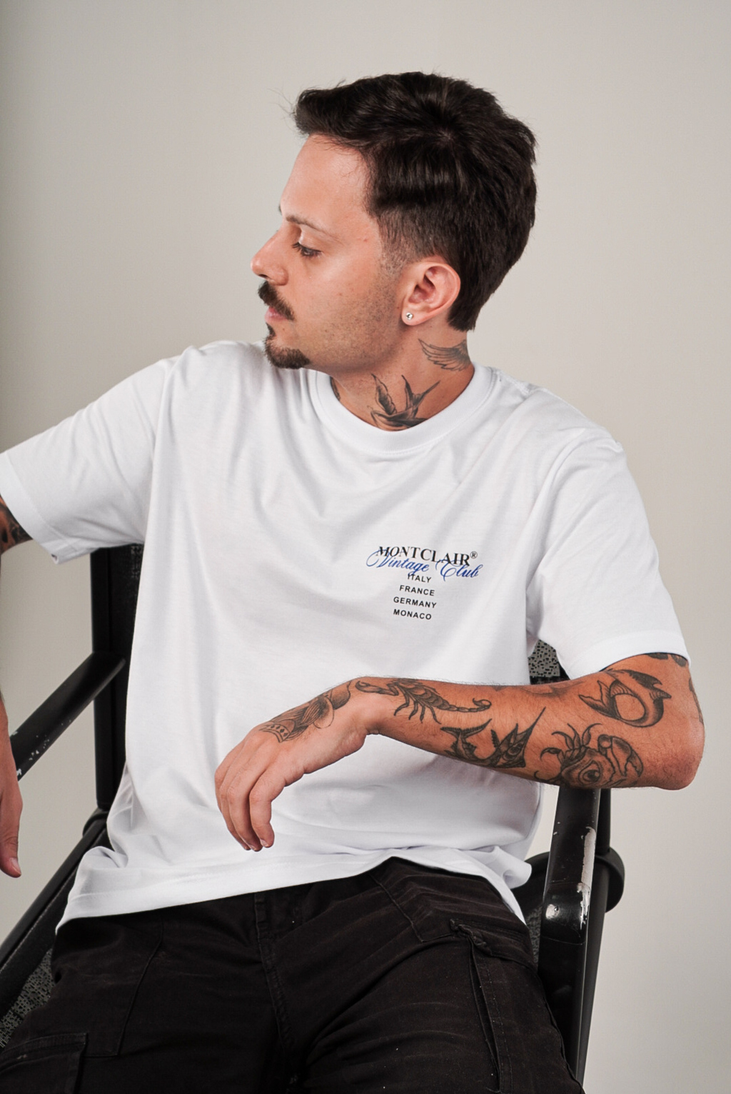 CAMISETA "VINTAGE" BRANCO — foto 4