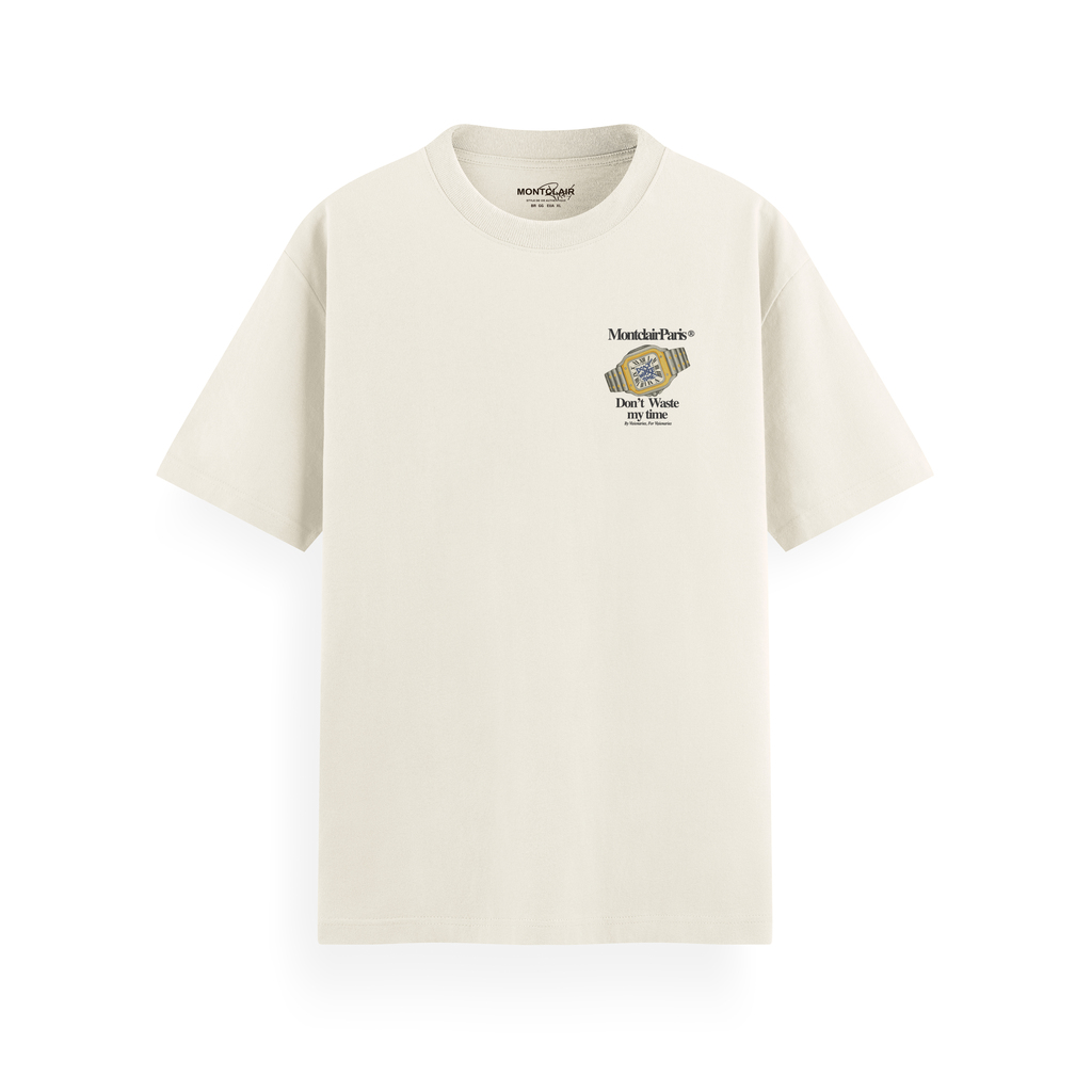 REGULAR ESSENTIAL "MY TIME" OFF WHITE — foto 2