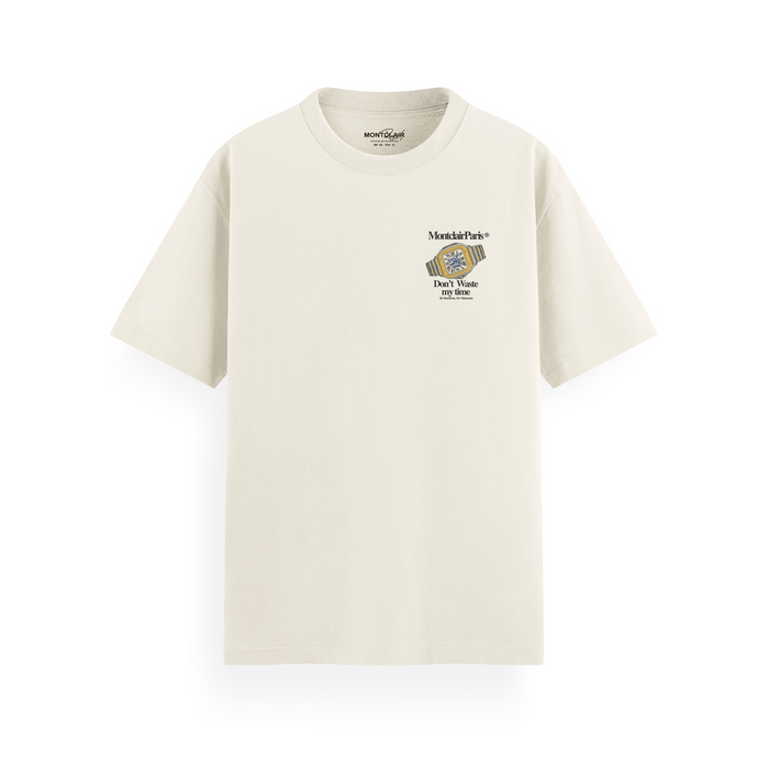 REGULAR ESSENTIAL "MY TIME" OFF WHITE — verso