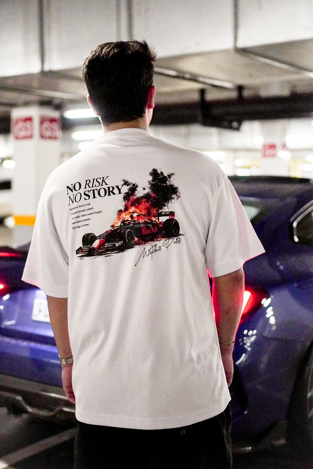 OVERSIZED ''F1" OFF WHITE — foto 3