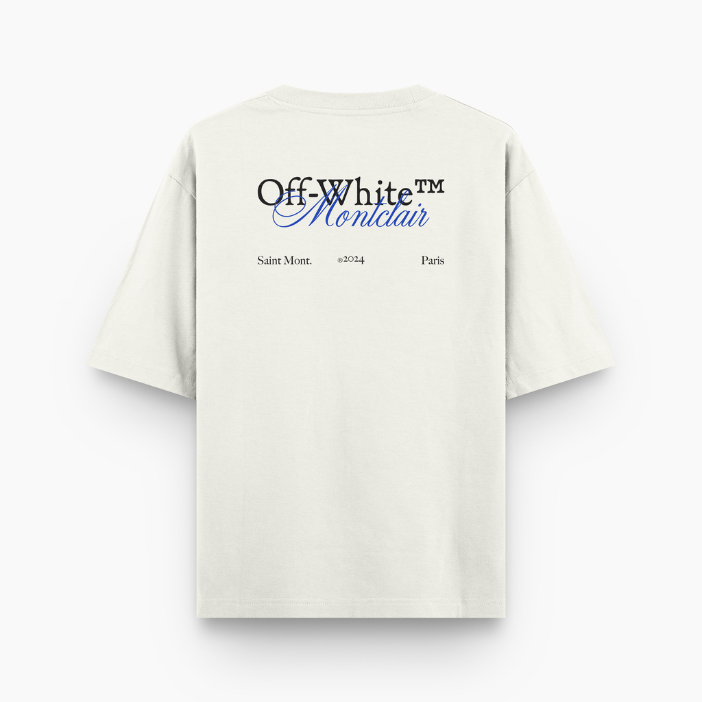 OVERSIZED ''OFF WHITE X MONTCLAIR'' OFF WHITE — foto 1