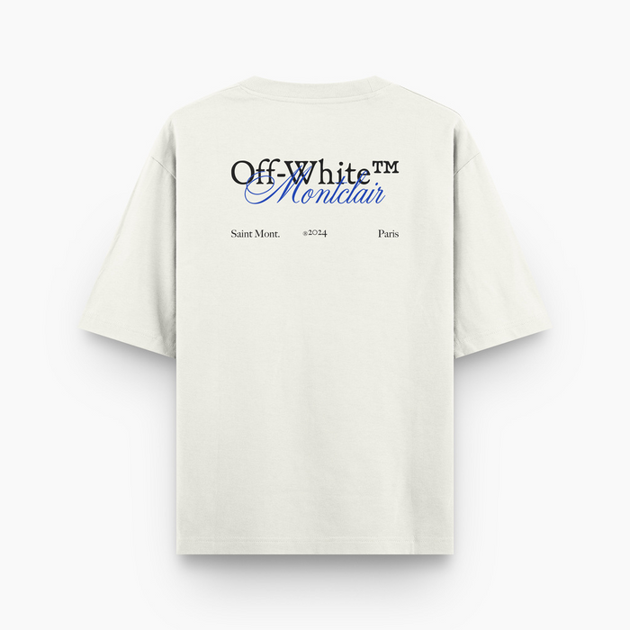OVERSIZED ''OFF WHITE X MONTCLAIR'' OFF WHITE