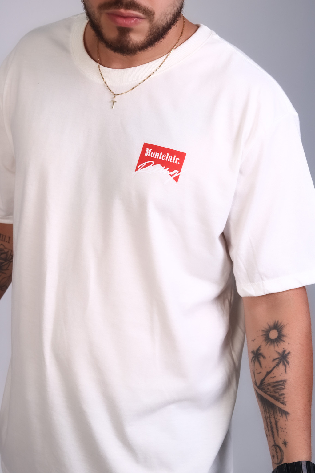 CAMISETA "RACING" OFF WHITE — foto 6