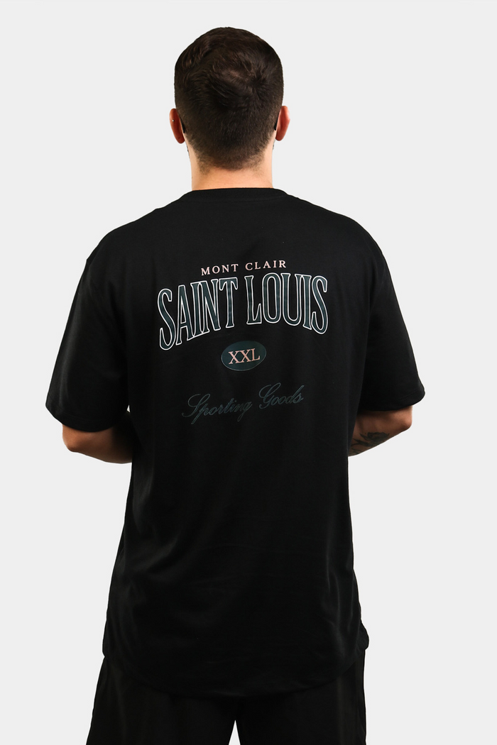 CAMISETA ''SAINT LOUIS'' PRETA