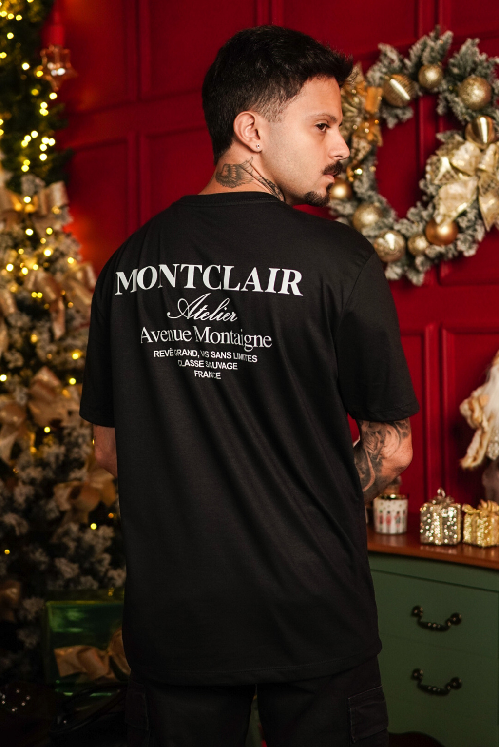 CAMISETA "ATELIER" PRETA — foto 4