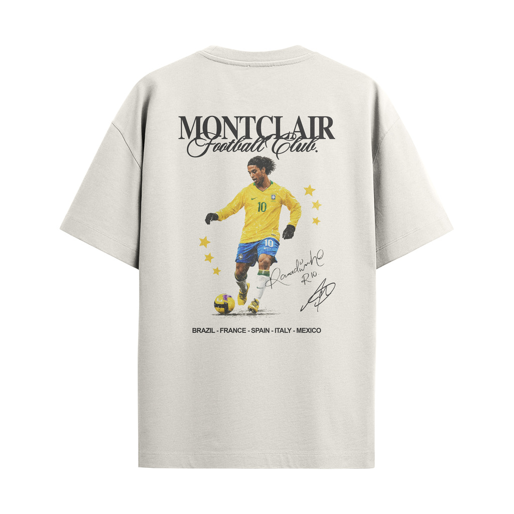 CAMISETA "R10" OFF WHITE — foto 1