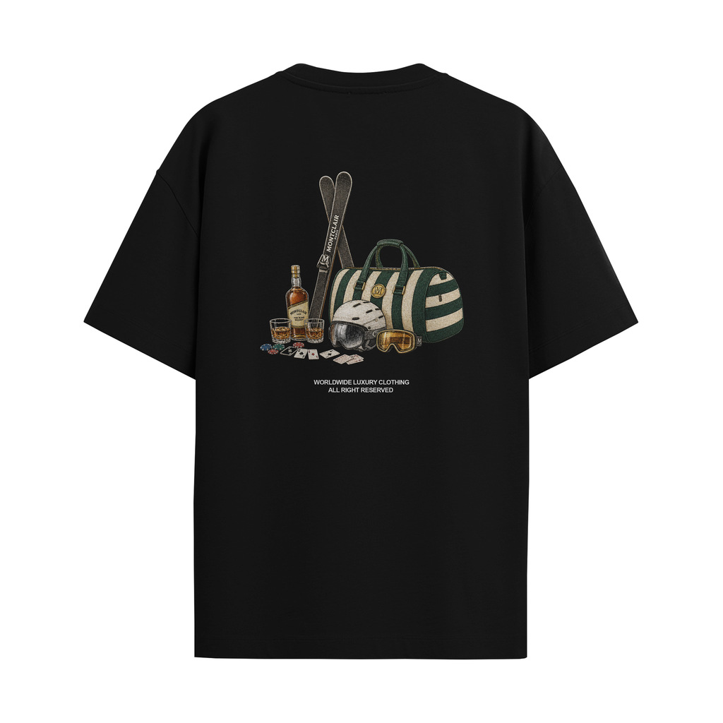 CAMISETA "WORLD" PRETA — foto 1