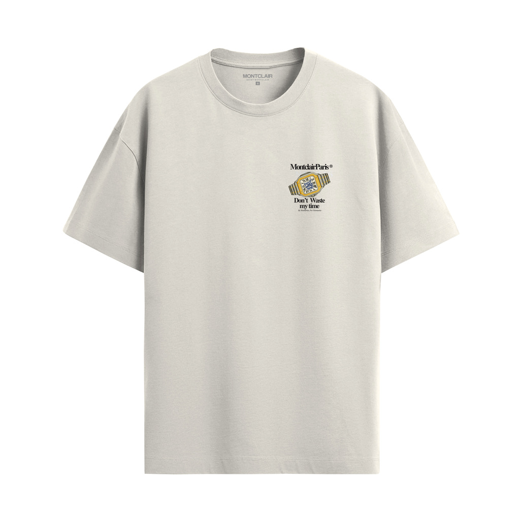 CAMISETA "MY TIME" OFF WHITE — foto 5
