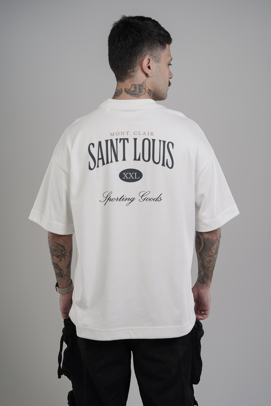 OVERSIZED ''SAINT LOUIS'' OFF WHITE — foto 2